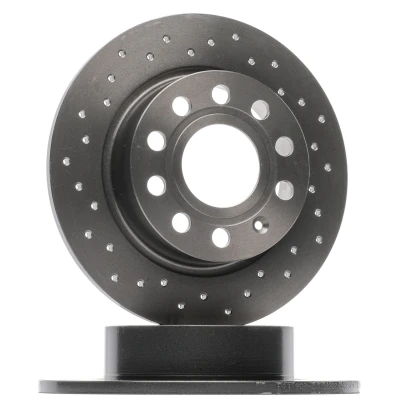 Bilde av BREMBO XTRA LINE 08.9502.1X Bremseskiver 253 10 5 fullt ut, hullet belagt med skruer SKODA: Octavia 3 Combi, SEAT: Altea, AUDI: A3 Sportback