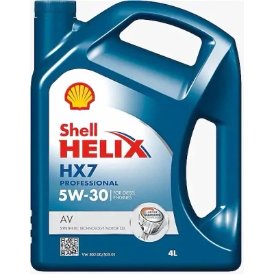 Bilde av Motorolje SHELL HELIX HX7 PROFESSIONAL AV 5W30 4L