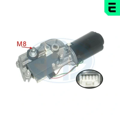 Bilde av ERA 460233A Vindusviskermotor 12V foran