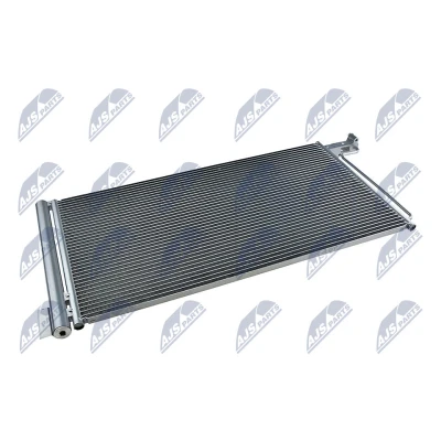 Bilde av NTY CCS FR 015 Kondensator uten tørker Aluminium FORD: FOCUS 3, C Max 2, 3 Turnier