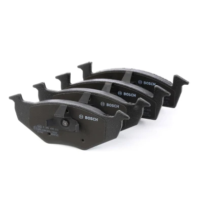 Bilde av BOSCH 0 986 494 005 Bremseklosser Low Metallic med antihyle blikk, montageanvisning VOLKSWAGEN: Polo IV Hatchback, III Hatchback