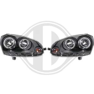 Bilde av DIEDERICHS HD Tuning 2214885 sett hovedfrontlys med motor for høydejustering hovedlys