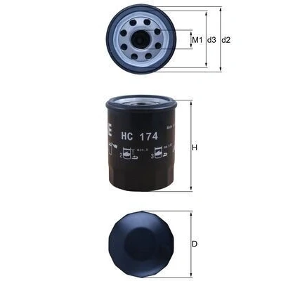 Bilde av Hydraulikkfilter, automatikk KNECHT HC 174