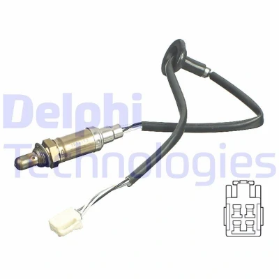 Bilde av DELPHI ES11106 12B1 Lambdasonde Fingersonde, oppvarmet TOYOTA: Avensis II Station Wagon, Corolla IX Hatchback, Wagon
