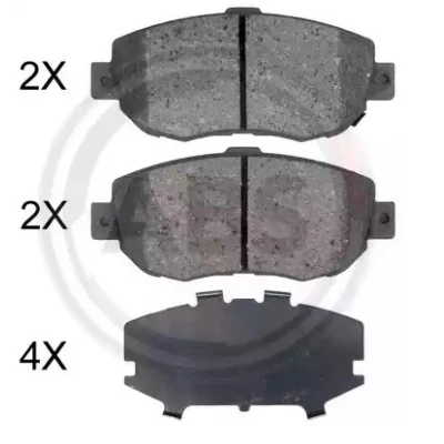 Bilde av Bremseklosser sett, Framaksel, lexus,toyota, 0446514080, 0446514081, 0446522310, 0446522311, 0446522312, 0446530110, 0446530230, 0446530
