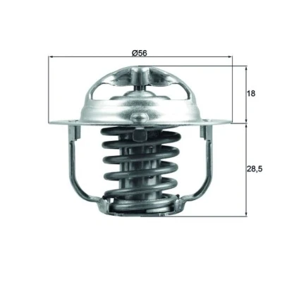 Bilde av MAHLE ORIGINAL TX 208 88D Termostat 88 56 med tetning SUBARU: Forester III, Legacy 4, Outback III