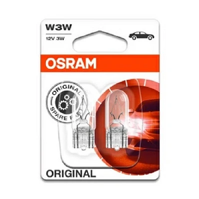 Bilde av OSRAM ORIGINAL LINE 2821 02B Lyspærer 12 3 W3W VOLKSWAGEN: Tiguan I, Passat B6 Variant, Golf 7, SKODA: Octavia 2 Combi, Rapid Spaceback