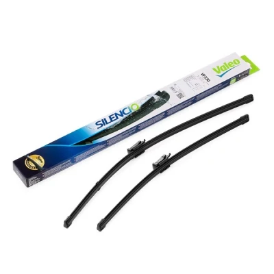 Bilde av Vindusvisker Valeo Silencio X.trm, Flat Blade Set 574385 foran Rammeløs Top Lock VOLKSWAGEN: Passat B6 Variant, B7 GOLF 6