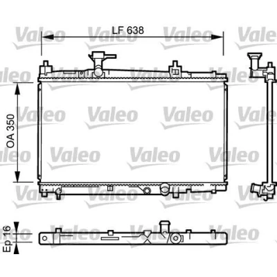 Bilde av Radiator, motorkjøling toyota yaris, yaris verso, verso van OE 1640033070, 16400 33070