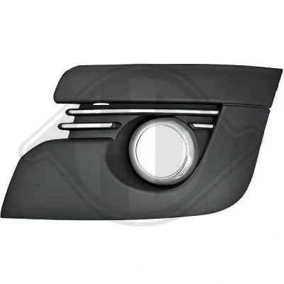 Bilde av DIEDERICHS 4235449 Ventilasjonsgitter med hull(er) for tåkelys venstre PEUGEOT: 3008 I (0U_) 2.0 HDi Hybrid4, 1.6 VTi, THP,