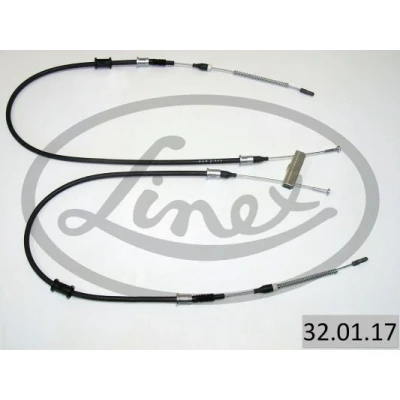 Bilde av Kabel, parkeringsbremse, Bakre venstre, Høyre bak, opel,vauxhall, 05 22 600, 640, 5 90373856, 90538629