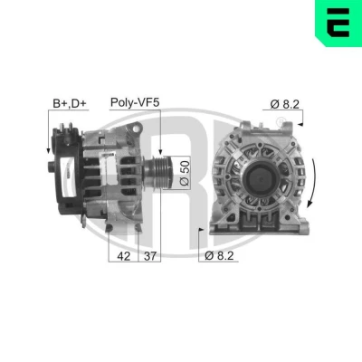 Bilde av ERA 210340A Dynamo 14V 90A