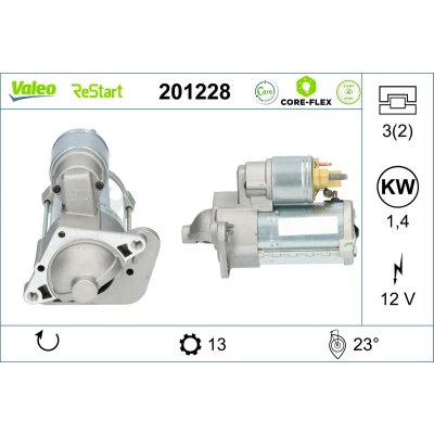 Bilde av Starter, dacia,nissan,renault, 2330000Q2C, 23300 00Q2C, 2330000Q2H, 00Q2H, 2330000Q3B, 00Q3B, 2330000Q3BRE, 00Q3B RE,