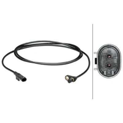 Bilde av HELLA 6PU 012 679 141 ABS sensor bakaksel aktiv 2 MERCEDES BENZ: Sprinter 5 T Flatvogn lastebil/Chassis, 3.5 Van, Van