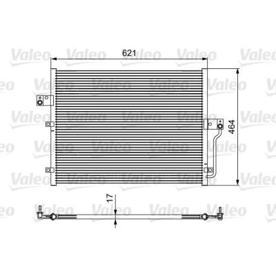 Bilde av VALEO 814441 Kondensator uten tørker Aluminium 444