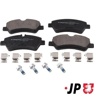 Bilde av JP GROUP 1563701810 Bremseklosser bakaksel klargjort for slitasjeindikator FORD: Transit Custom V362 Van, V363 Van