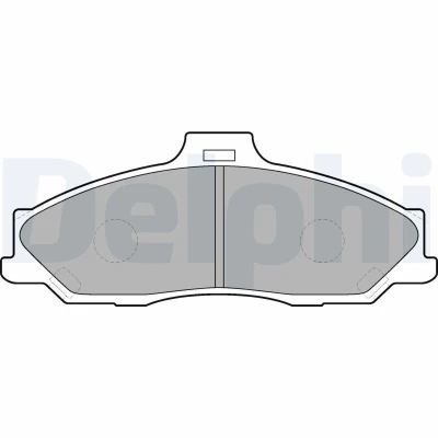 Bilde av DELPHI LP1555 Bremseklosser med akustisk slitasjevarsel antihyle blikk tilbehør FORD: Ranger Mk2, MAZDA: BT 50 Pick up