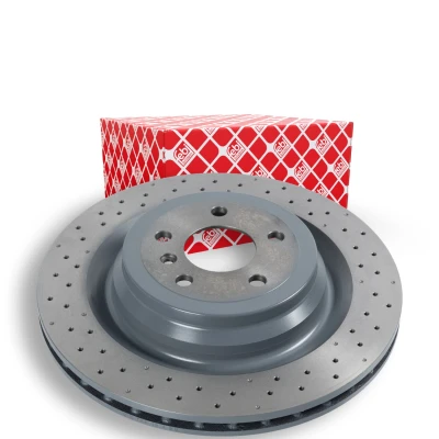 Bilde av FEBI BILSTEIN 106606 Bremseskiver bakaksel 345 22 5 112 perforert / ventilert belagt MERCEDES BENZ: GL, ML Klasse, GLE SUV
