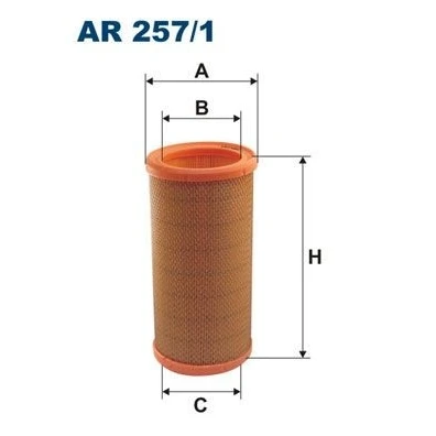 Bilde av FILTRON AR 257/1 Luftfilter 269 131 Filterinnsats