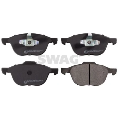 Bilde av SWAG 50 91 6479 Bremseklosser framaksel ekskl. slitasjevarselkontakt med kolbleklips FORD: FOCUS 3, KUGA 1, 3 Turnier, VOLVO: V40 Hatchback, V50
