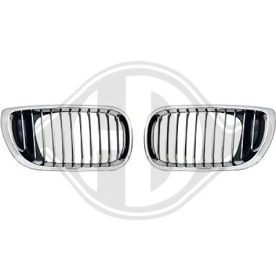 Bilde av DIEDERICHS HD Tuning 1215140 Radiatorgitter på begge sider svart, krom BMW: 3 Sedan, Touring