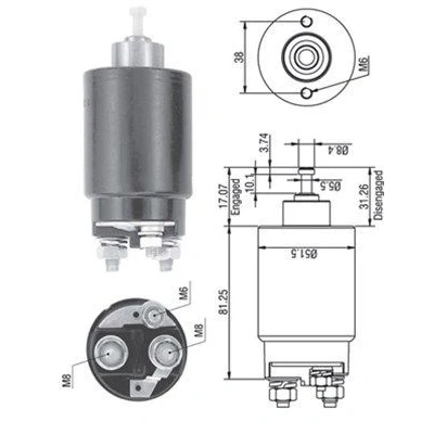 Bilde av MAGNETI MARELLI 940113050264 Magnetbryter, starter FORD: Tourneo Connect