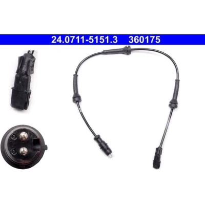 Bilde av ATE 24.0711 5151.3 ABS Sensor 485 RENAULT: MEGANE 2 Kombi, SCENIC