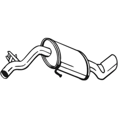 Bilde av BOSAL 247 037 Sluttlyddemper BMW: 1 Hatchback