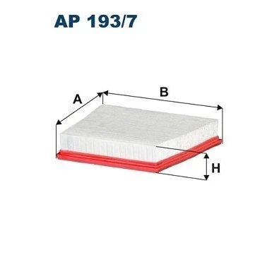 Bilde av FILTRON AP 193/7 Luftfilter 49,5 191,5 Filterinnsats JAGUAR: F Pace