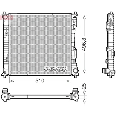 Bilde av DENSO DTM871091 Termostat 87C