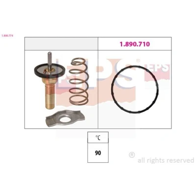 Bilde av EPS 1.880.774 Termostat 90 Made in Italy OE Equivalent uten kapsling SMART: Fortwo II Coupé