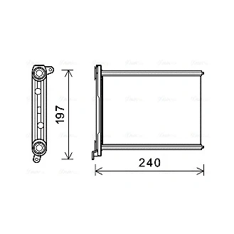 Bilde av Varmeapparat register AVA QUALITY COOLING RT6569