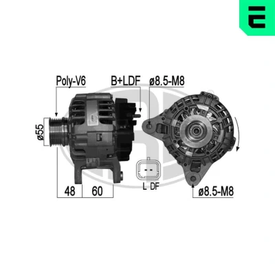Bilde av ERA 210856A Dynamo 14V 95A