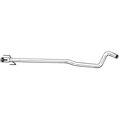 Bilde av Eksosrør, Senter, opel astra h, h gtc, halvkombi classic, 13161842, 5854232