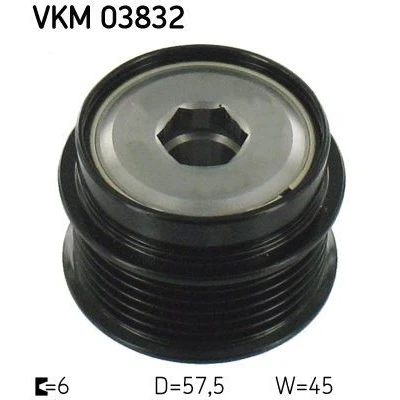 Bilde av SKF VKM 03832 Frihjul Dynamo 45 JEEP: WRANGLER 3