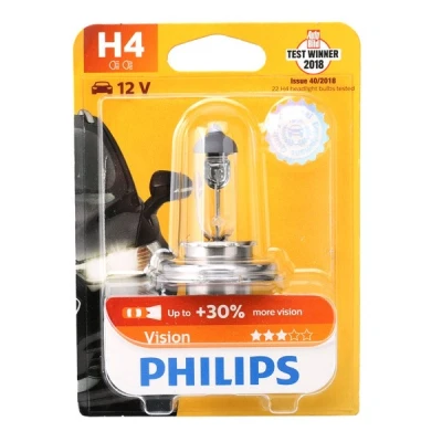 Bilde av PHILIPS 12342PRB1 Lyspære, fjernlys H4 12V 60/55W Halogen VOLKSWAGEN: Transporter 5 Bus, 5, CADDY 4 Kasten, TOYOTA: Land Cruiser Prado 120