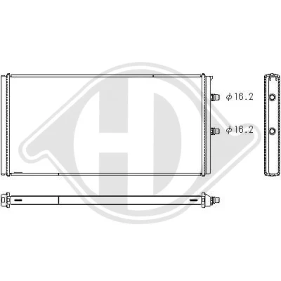 Bilde av DIEDERICHS DCM3946 Radiator Aluminium 590 294 27 BMW: 3 Sedan