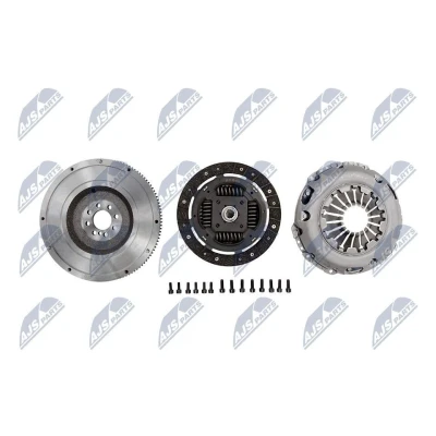 Bilde av NTY NZS PL 003 Clutch med clutchtrykkplate, uten sentral utkobling svinghjul, skruesett, clutchplate OPEL: Meriva A, Corsa C Hatchback