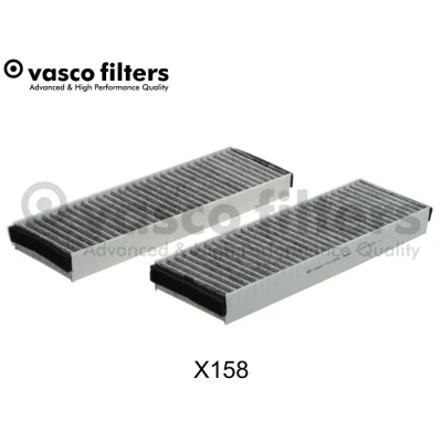Bilde av DAVID VASCO X158 Kupéfilter Karbonfilter 308 99 30 AUDI: A6 C6 Avant, Allroad, Sedan