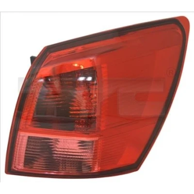 Bilde av TYC 11 12115 01 9 Baklykter høyre ytre del uten pæreholder NISSAN: Qashqai / Qashqai+2 I