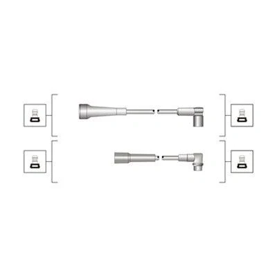 Bilde av MAGNETI MARELLI 941319170051 Pluggledninger VOLVO: 340 360 Hatchback