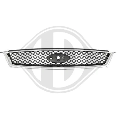 Bilde av DIEDERICHS Priority Parts 1416041 Radiatorgitter svart forkrommet kant FORD: Focus 2 Kombi,