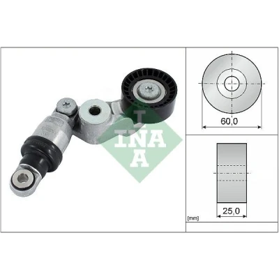 Bilde av INA 534 0585 10 Spennarm, kilerem med ribber MAZDA: 3 Hatchback