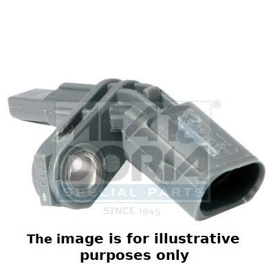 Bilde av MEAT &amp; DORIA 90180E ABS Sensor venstre bakaksel, framaksel uten kabel Hall prinsipp 2 polet 27,5mm D formet VOLKSWAGEN: Caddy 3
