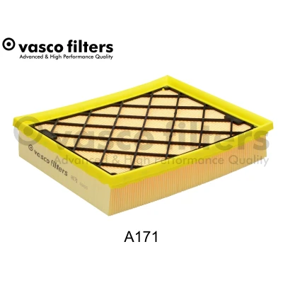 Bilde av DAVID VASCO A171 Luftfilter 50 199 247 firkantet Filterinnsats med integrert gitter FORD: Mondeo 5 Kombi, S Max Mk2, Limousine