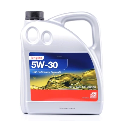 Bilde av Febi Bilstein Longlife 5W 30 4l Motorolje 32942 BMW: X3, 3 Sedan, X5, MERCEDES BENZ: GLA, ML Klasse, TOYOTA: HIACE 4 Kasten