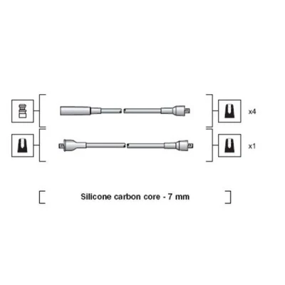 Bilde av MAGNETI MARELLI 941318111018 Pluggledninger RENAULT: 4 Stasjonsvogn