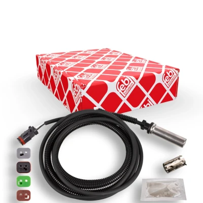Bilde av FEBI BILSTEIN 172060 ABS Sensor framaksel venstre, venstre bakaksel, høyre, høyre bakaksel med fett, hylse 1150 2690 SCANIA: P,G,R