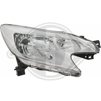 Bilde av DIEDERICHS 6036080 Frontlykter høyre H4 uten motor for høydejustering hovedlys