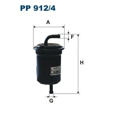 Bilde av FILTRON PP 912/4 Drivstoffilter ledningsfilter 8 SUZUKI: Grand Vitara 1 SUV